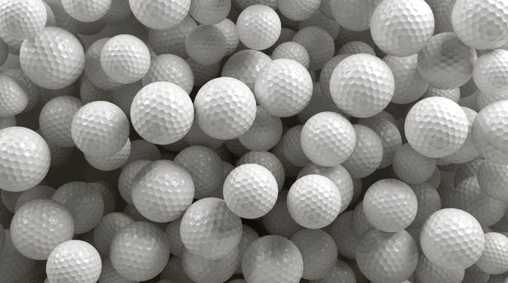 Hardheid Boos Bungalow Golfbal bedrukken - Wish Your Print