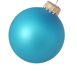 mager Afkorten Parana rivier Glazen kerstbal blauw aan 1 kant bedrukt - Wish Your Print